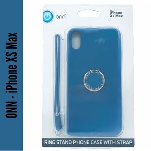 ONN iPhone XS Max Case w/ Ring Stand & Strap